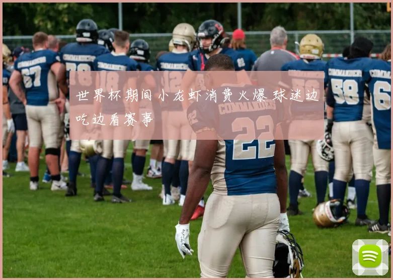 世界杯期间小龙虾消费火爆 球迷边吃边看赛事